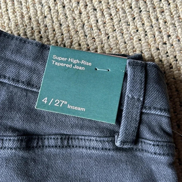 NEW Wild Fable Super High Rise Tapered Jean Black | Wild Fable Tapered Jean - Picture 5 of 13